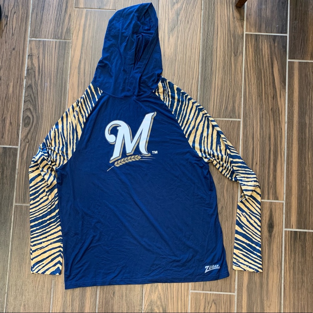 Men’s Zuba Brewers shirt size L